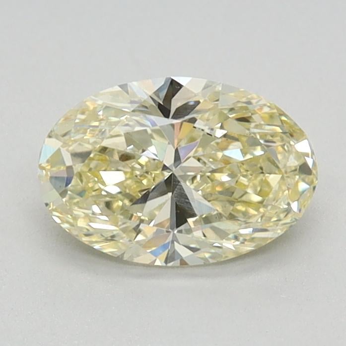 0.71 Ct. Fancy Intense Yellow Oval Lab Grown Diamond