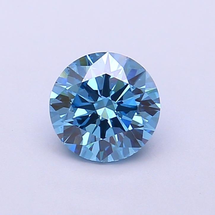 1.00 Ct. Fancy Vivid Blue Round Lab Grown Diamond