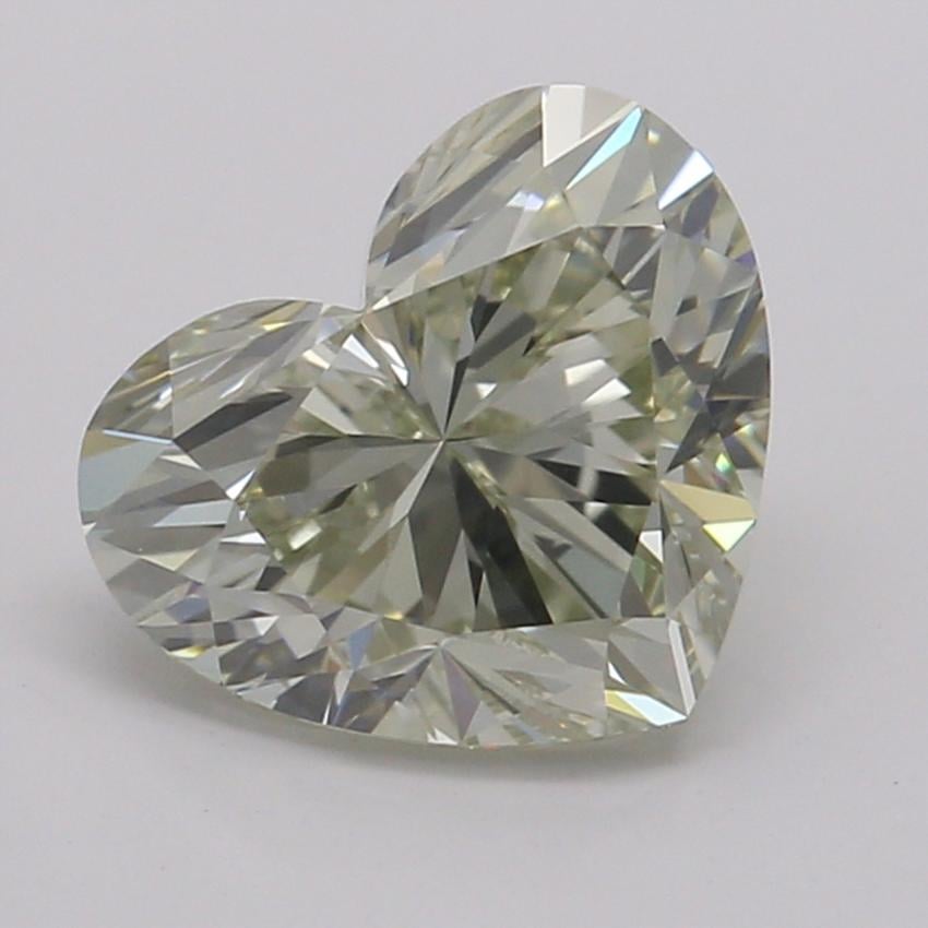 1.00 Ct. Fancy Gray-Greenish Yellow Heart Diamond