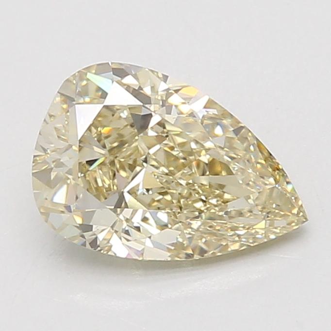 2.02 Ct. Fancy Light Yellow Pear Lab Grown Diamond