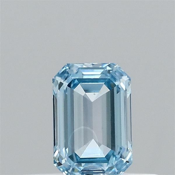 0.32 Ct. Fancy Intense Blue Emerald Lab Grown Diamond