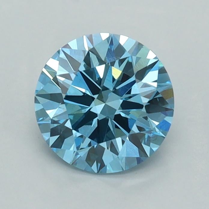 1.00 Ct. Fancy Vivid  Blue Round Lab Grown Diamond