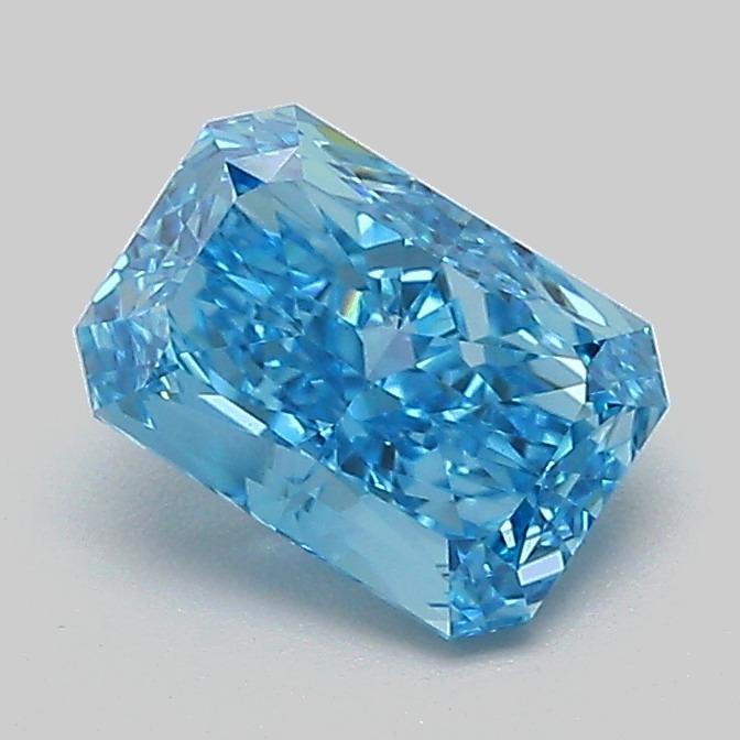 1.04 Ct. Fancy Vivid Blue Radiant Lab Grown Diamond