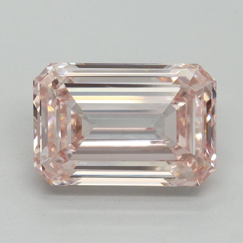 6.18 Ct. Fancy Intense Pink Emerald Lab Grown Diamond