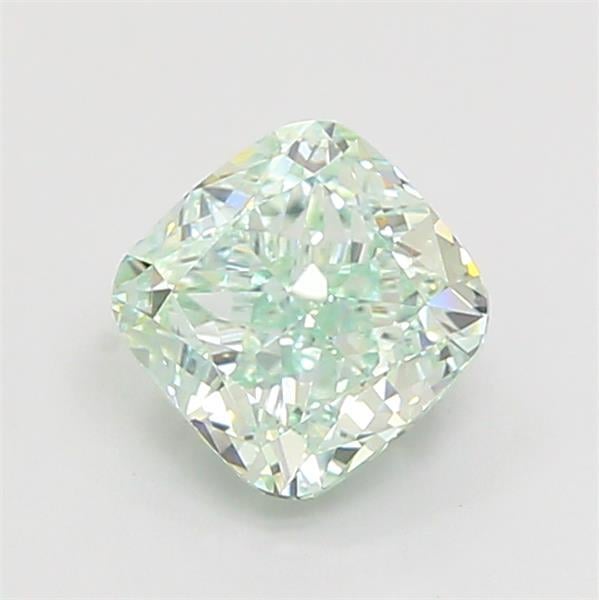 1.51 Ct. Fancy Intense  Green Cushion Lab Grown Diamond