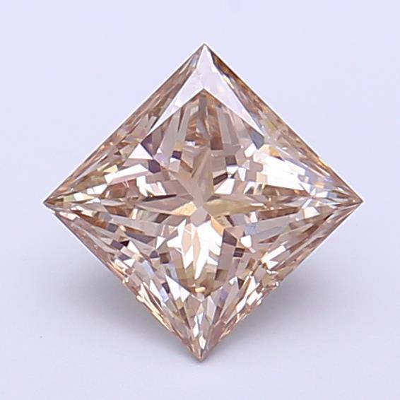 1.03 Ct. Light Brown Princess Lab Grown Diamond