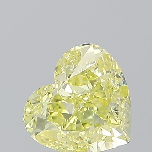 1.01 Ct. Fancy Intense  Yellow Heart Diamond