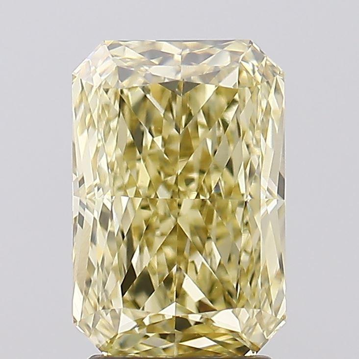3.01 Ct. Fancy Yellow Radiant Lab Grown Diamond