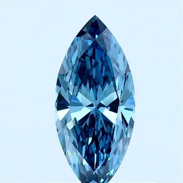 0.39 Ct. Fancy Blue Marquise Lab Grown Diamond