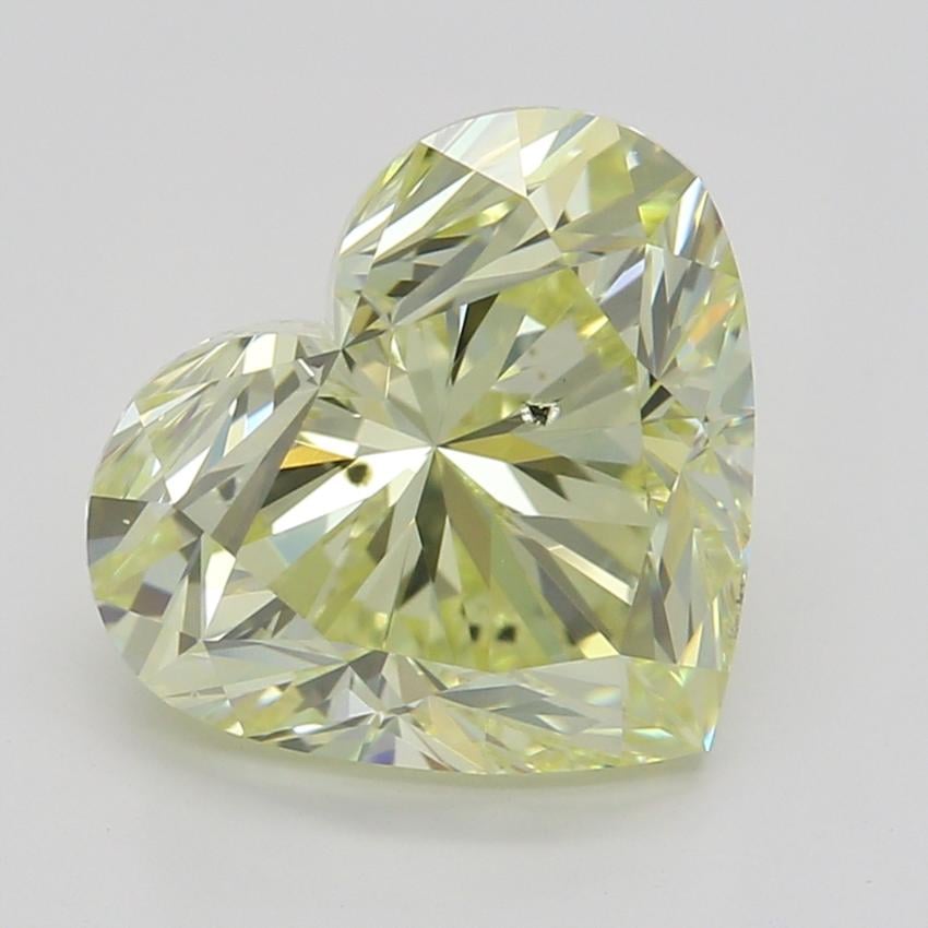 2.00 Ct. Fancy Light Yellow Heart Diamond