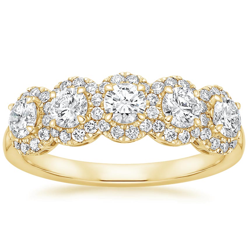 Quintessa Diamond Ring (7/8 ct. tw.) in 18K Yellow Gold