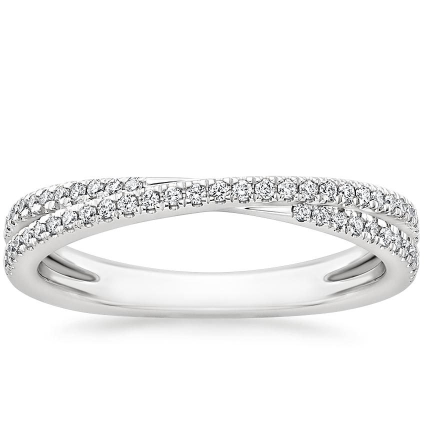 Platinum Calypso Diamond Ring, large top view