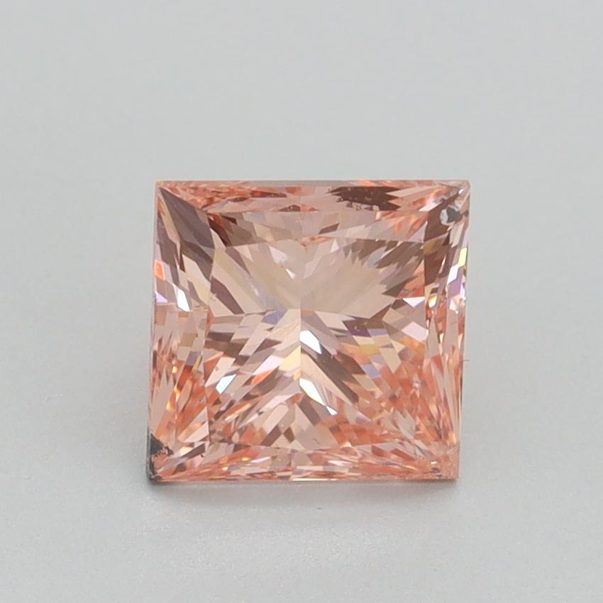1.50 Ct. Fancy Intense Pink Princess Lab Grown Diamond