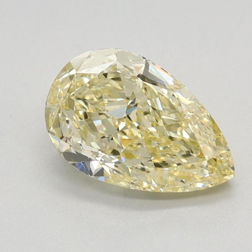 1.22 Ct. Fancy Intense Yellow Pear Lab Grown Diamond