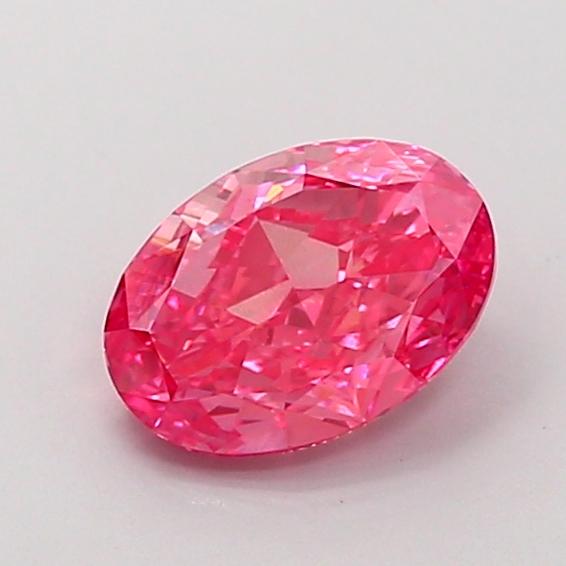 1.30 Ct. Fancy Vivid Pink Oval Lab Grown Diamond