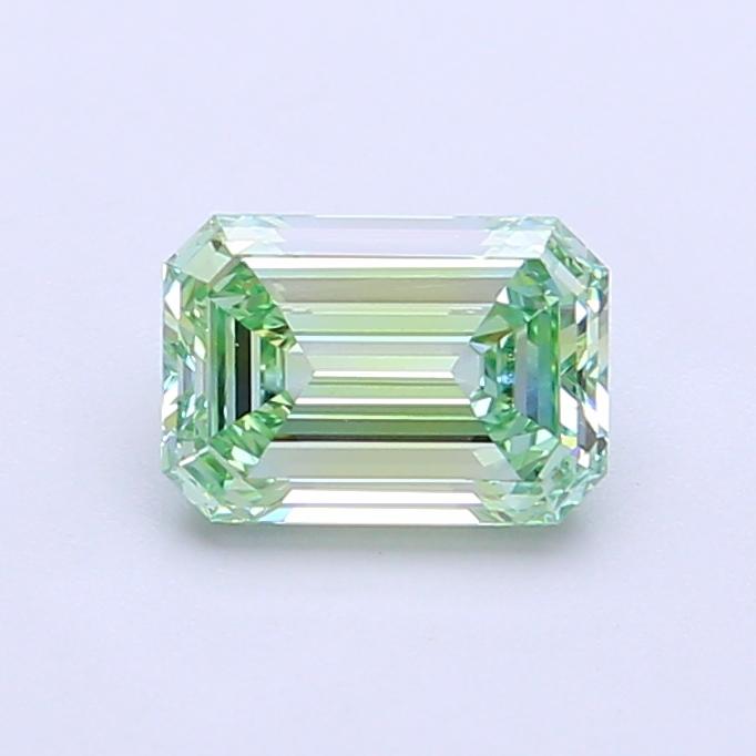 1.01 Ct. Fancy Vivid Green Emerald Lab Grown Diamond