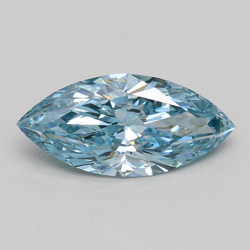 1.07 Ct. Fancy Intense Blue Marquise Lab Grown Diamond