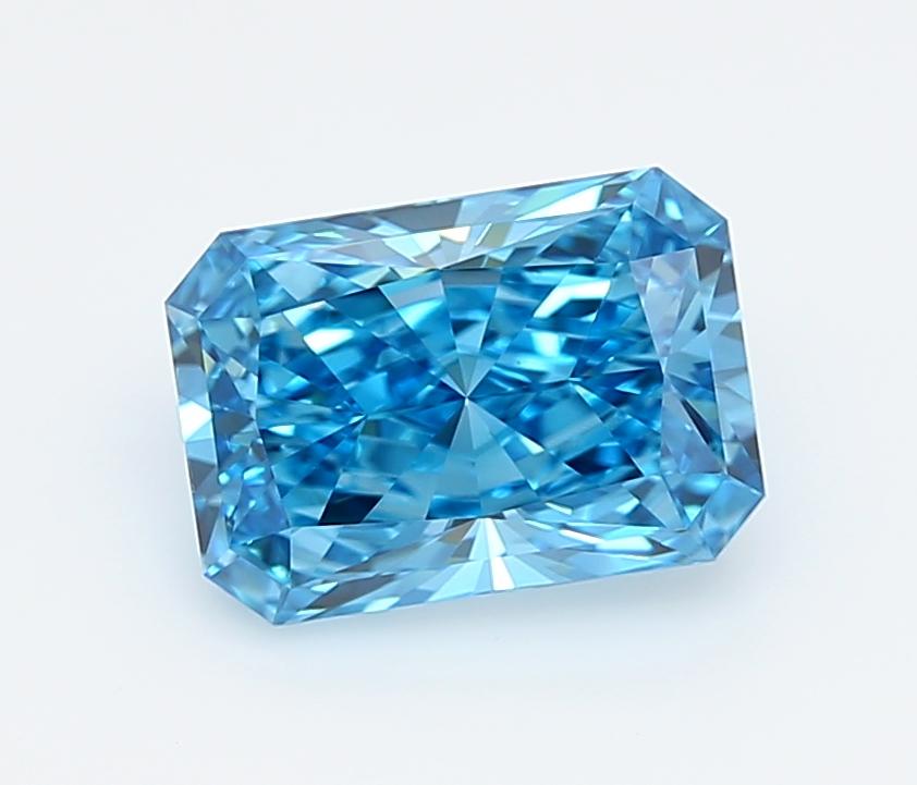 2.02 Ct. Fancy Vivid  Blue Radiant Lab Grown Diamond
