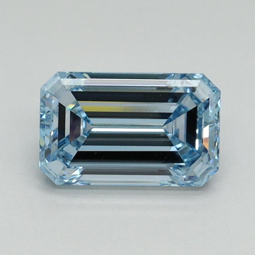 1.54 Ct. Fancy Intense Blue Emerald Lab Grown Diamond