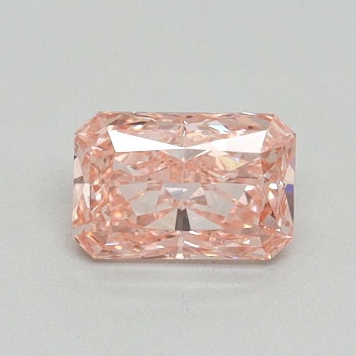 0.56 Ct. Fancy Vivid Pink Radiant Lab Grown Diamond