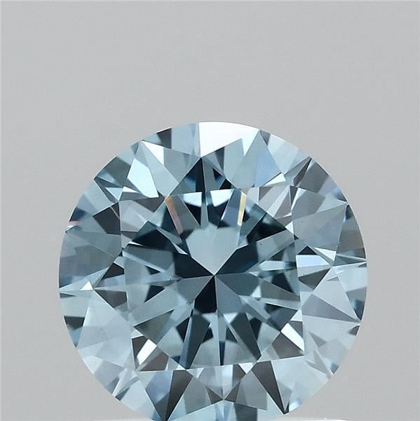 1.07 Ct. Fancy Vivid  Blue Round Lab Grown Diamond