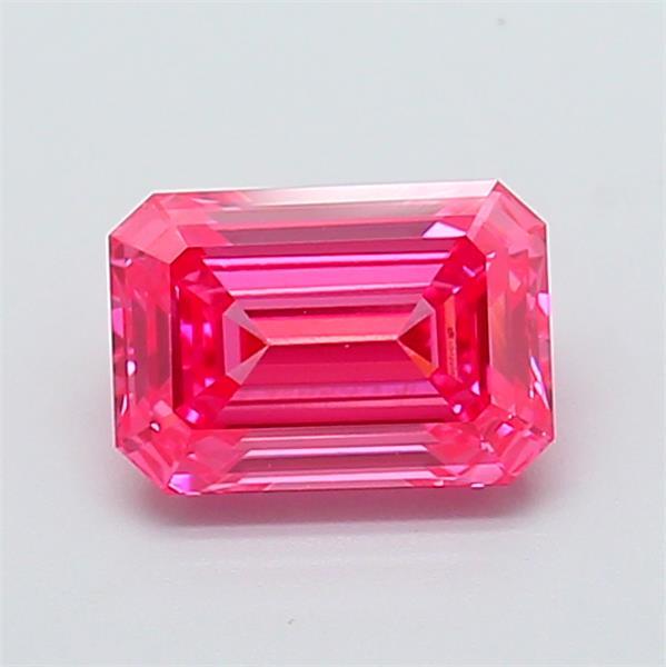 1.26 Ct. Fancy Vivid Pink Emerald Lab Grown Diamond