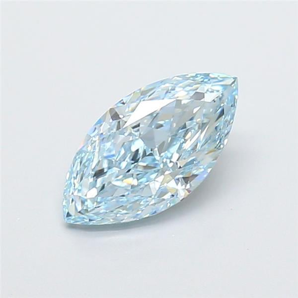 1.54 Ct. Fancy Intense Blue Marquise Lab Grown Diamond