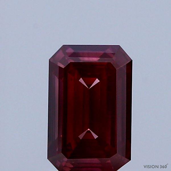 1.02 Ct. Fancy Deep Pink Emerald Lab Grown Diamond