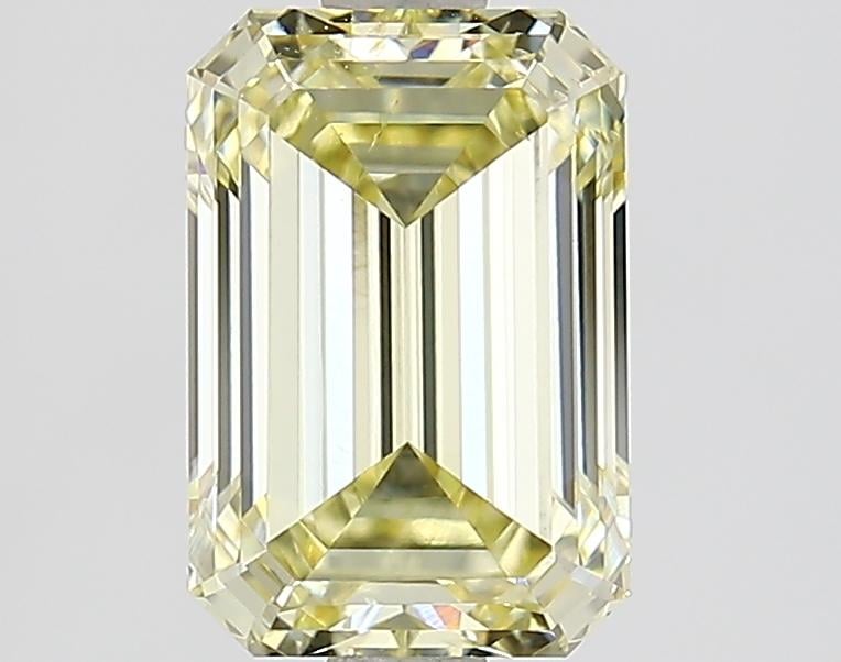1.93 Ct. Fancy Light Yellow Emerald Lab Grown Diamond