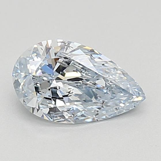 0.56 Ct. Fancy Light Blue Pear Lab Grown Diamond