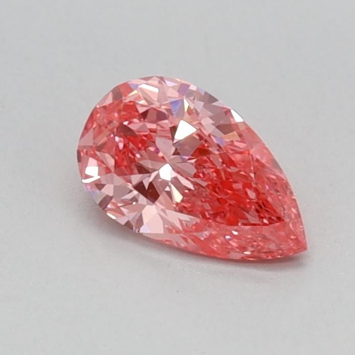 0.30 Ct. Fancy Vivid Pink Pear Lab Grown Diamond