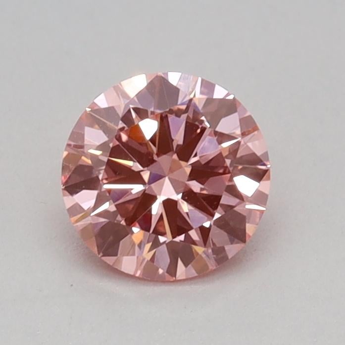 0.33 Ct. Fancy Vivid Pink Round Lab Grown Diamond