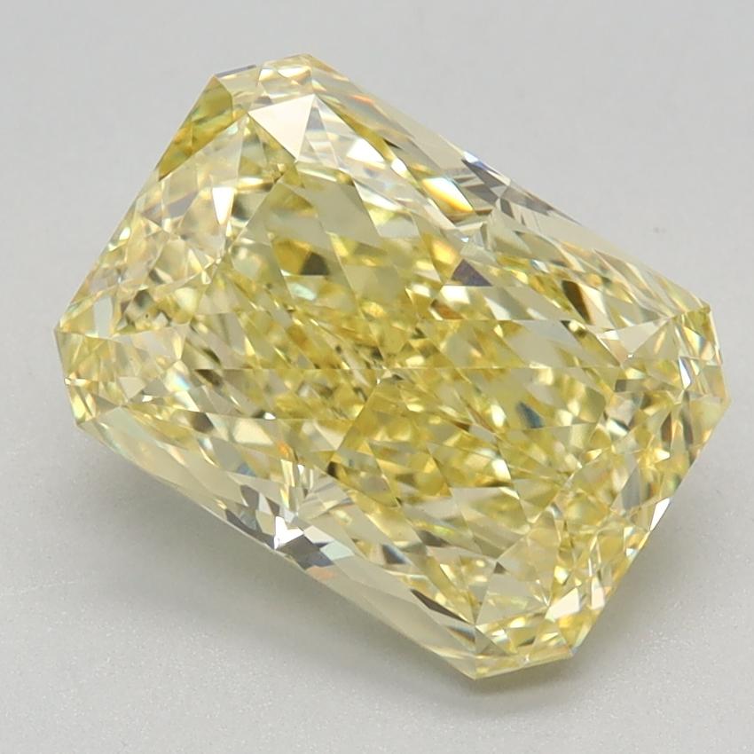 2.61 Ct. Fancy Vivid Yellow Radiant Lab Grown Diamond