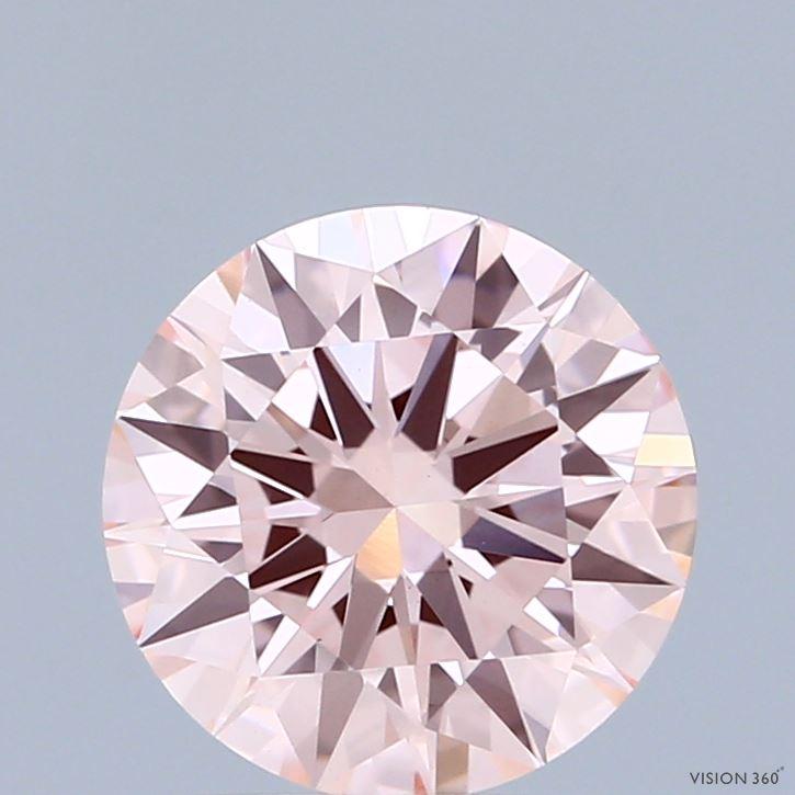 2.04 Ct. Fancy Intense Pink Round Lab Grown Diamond