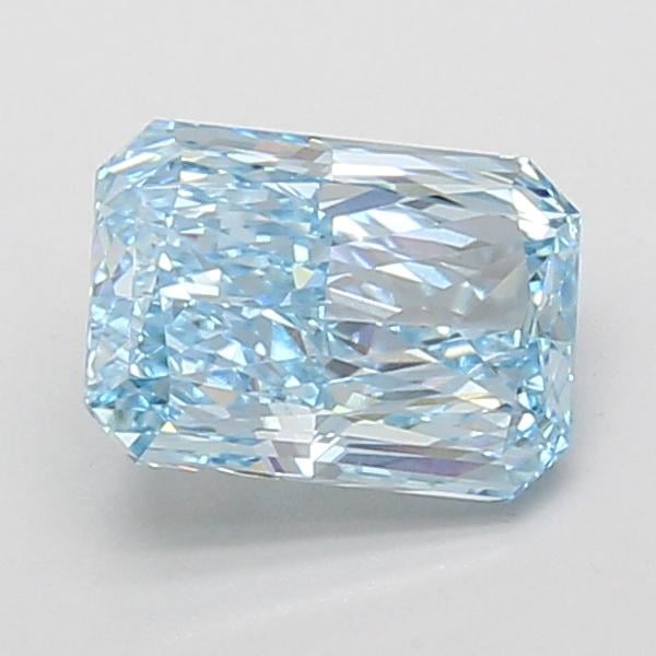 1.50 Ct. Fancy Vivid Blue Radiant Lab Grown Diamond
