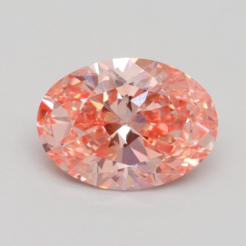 1.60 Ct. Fancy Vivid Pink Oval Lab Grown Diamond