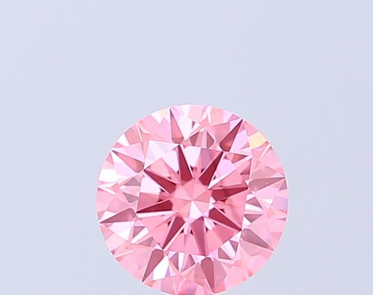1.20 Ct. Fancy Vivid Pink Round Lab Grown Diamond