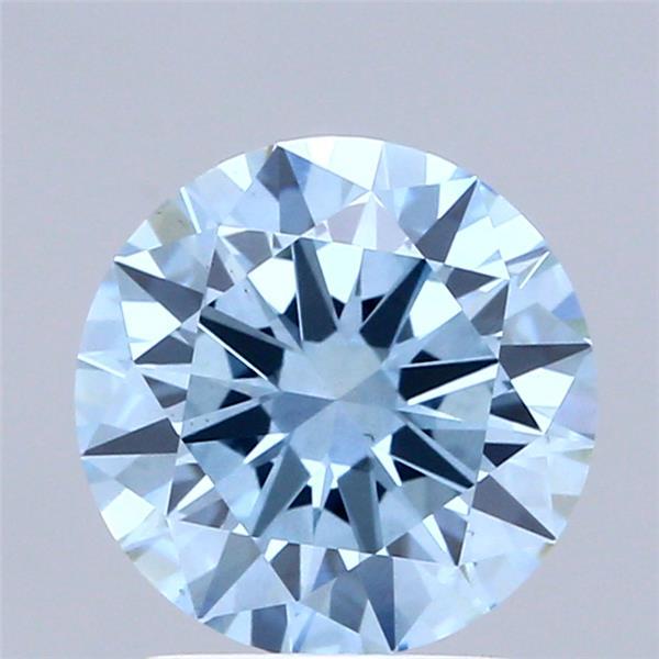 2.00 Ct. Fancy Vivid Blue Round Lab Grown Diamond