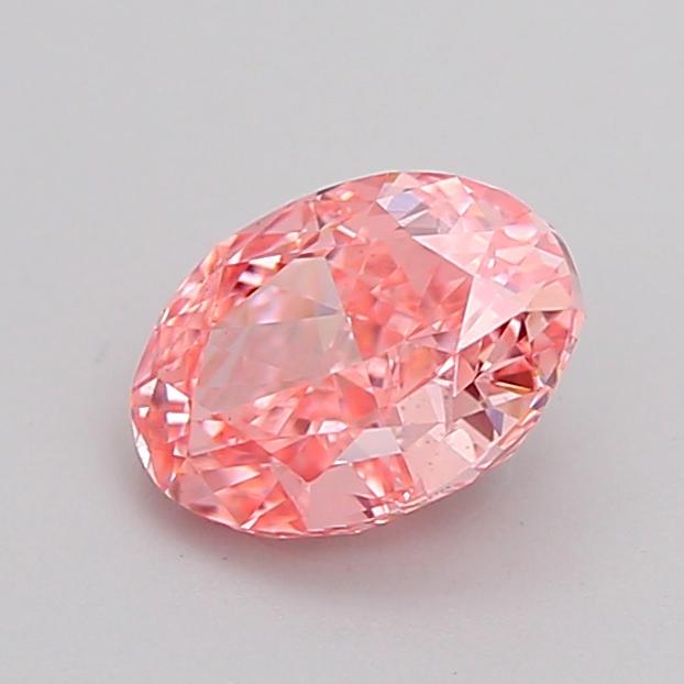 1.02 Ct. Fancy Vivid Pink Oval Lab Grown Diamond