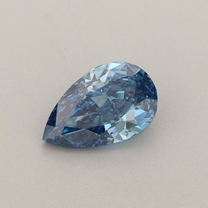 0.34 Ct. Fancy Vivid  Blue Pear Lab Grown Diamond