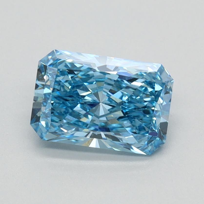 0.94 Ct. Fancy Vivid Blue Radiant Lab Grown Diamond