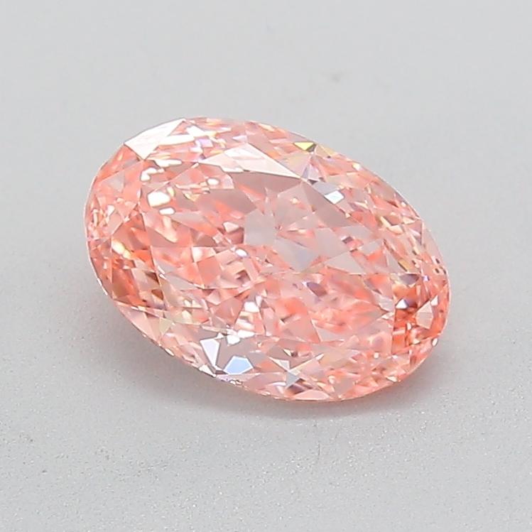 1.24 Ct. Fancy Vivid  Pink Oval Lab Grown Diamond