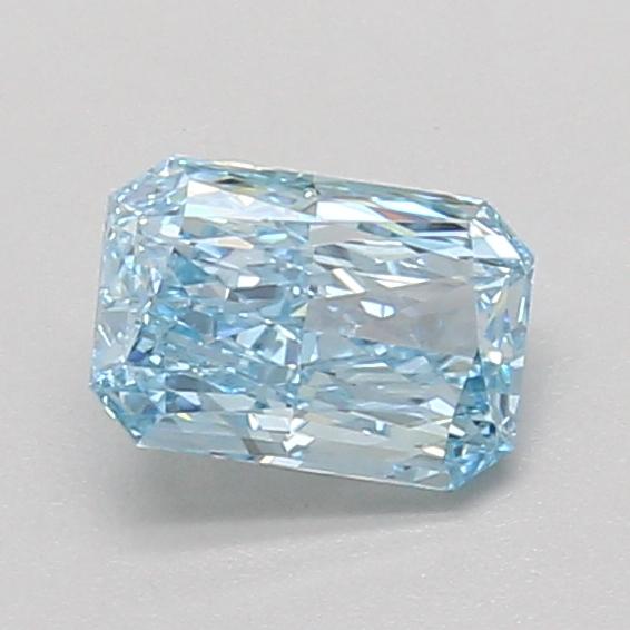 0.83 Ct. Fancy Vivid Blue Radiant Lab Grown Diamond