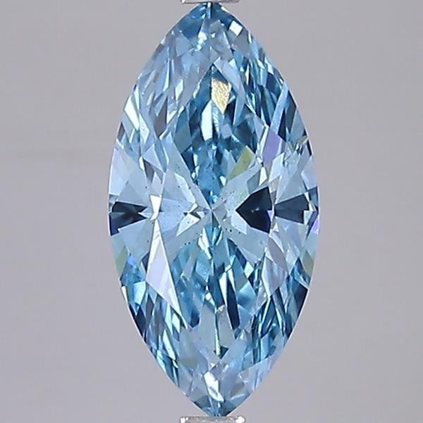 2.50 Ct. Fancy Vivid Blue Marquise Lab Grown Diamond