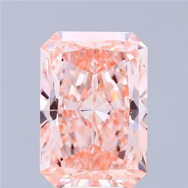 8.00 Ct. Fancy Vivid Pink Radiant Lab Grown Diamond