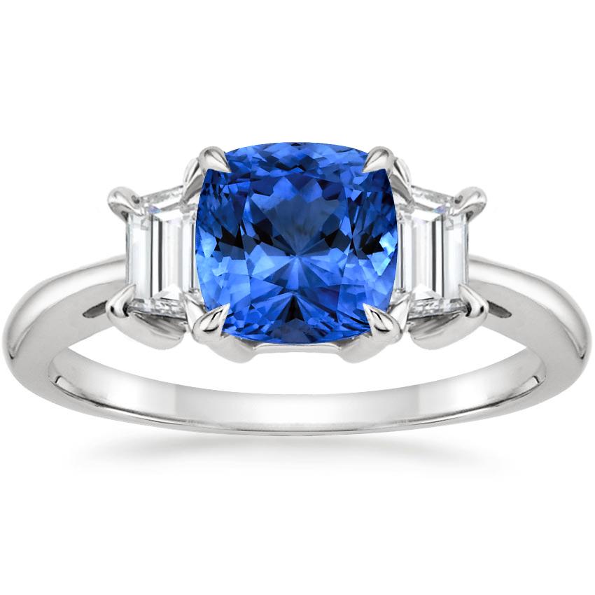 Sapphire Embrace Diamond Ring (1/2 ct. tw.) in 18K White Gold