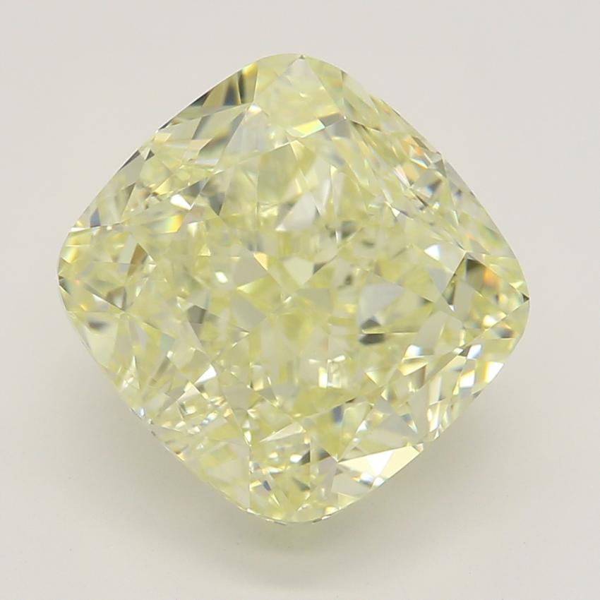 3.05 Ct. Fancy Light Yellow Cushion Diamond