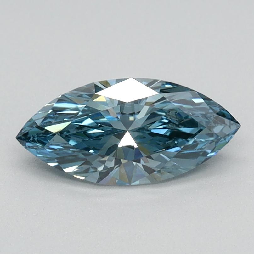 0.55 Ct. Fancy Intense Blue Marquise Lab Grown Diamond