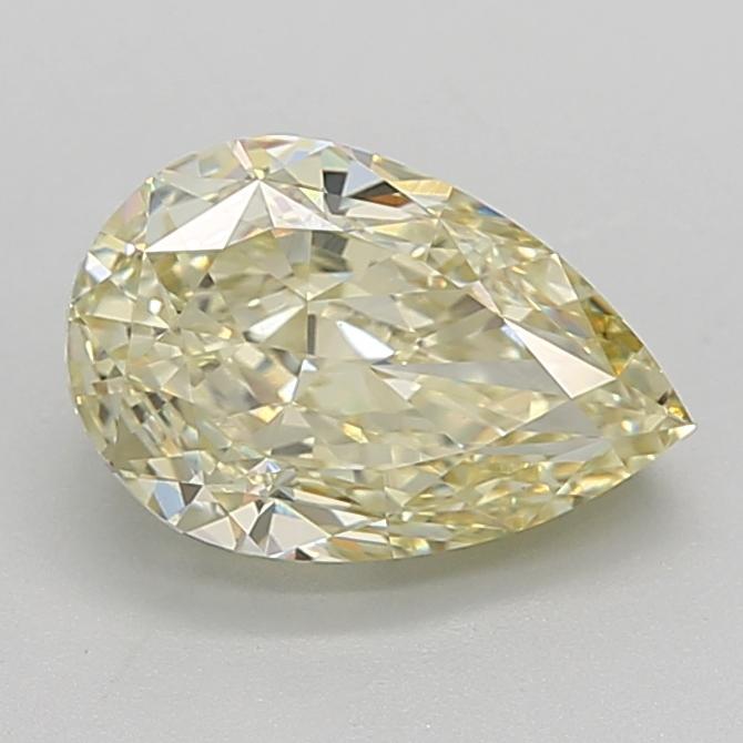2.54 Ct. Fancy Yellow Pear Lab Grown Diamond