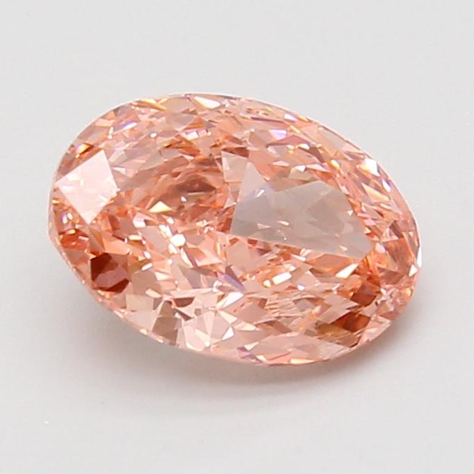 2.09 Ct. Fancy Vivid Pink Oval Lab Grown Diamond